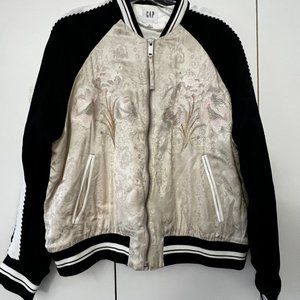 Gap silk style bomber jacket